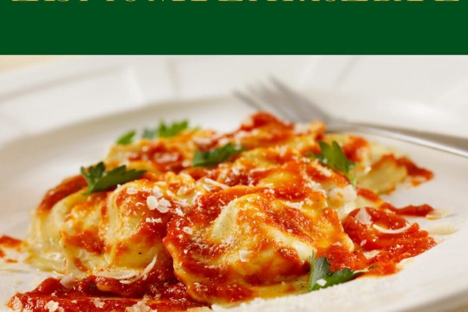 Easy To Make Ravioli Bake
